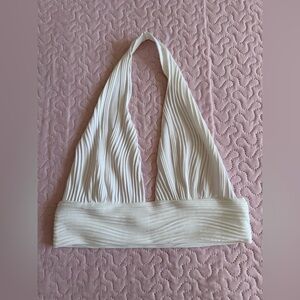 SHEIN White Halter Top